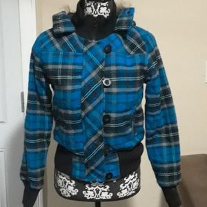 Blue winter jacket. Size S, gently used.